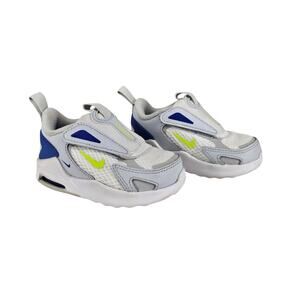 NIKE TODDLER AIR MAX BOLT TD — ‘PURE PLATINUM ROYAL VOLT’ - SIZE 4C - CW1429-004